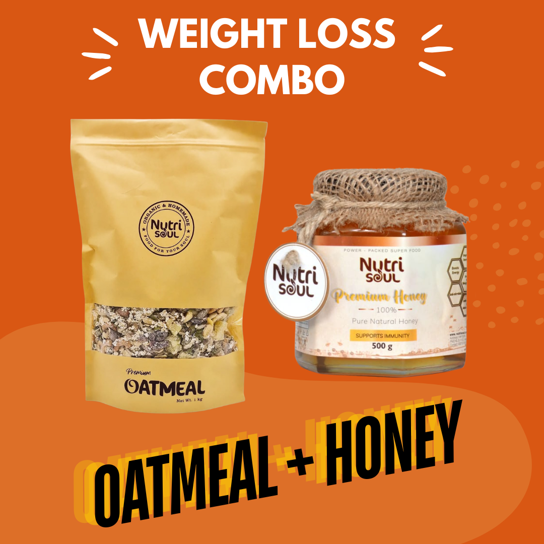 Nutri Soul Premium Oatmeal for Weight Loss + Premium Honey