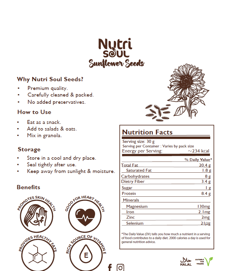 Premium Sunflower Seeds